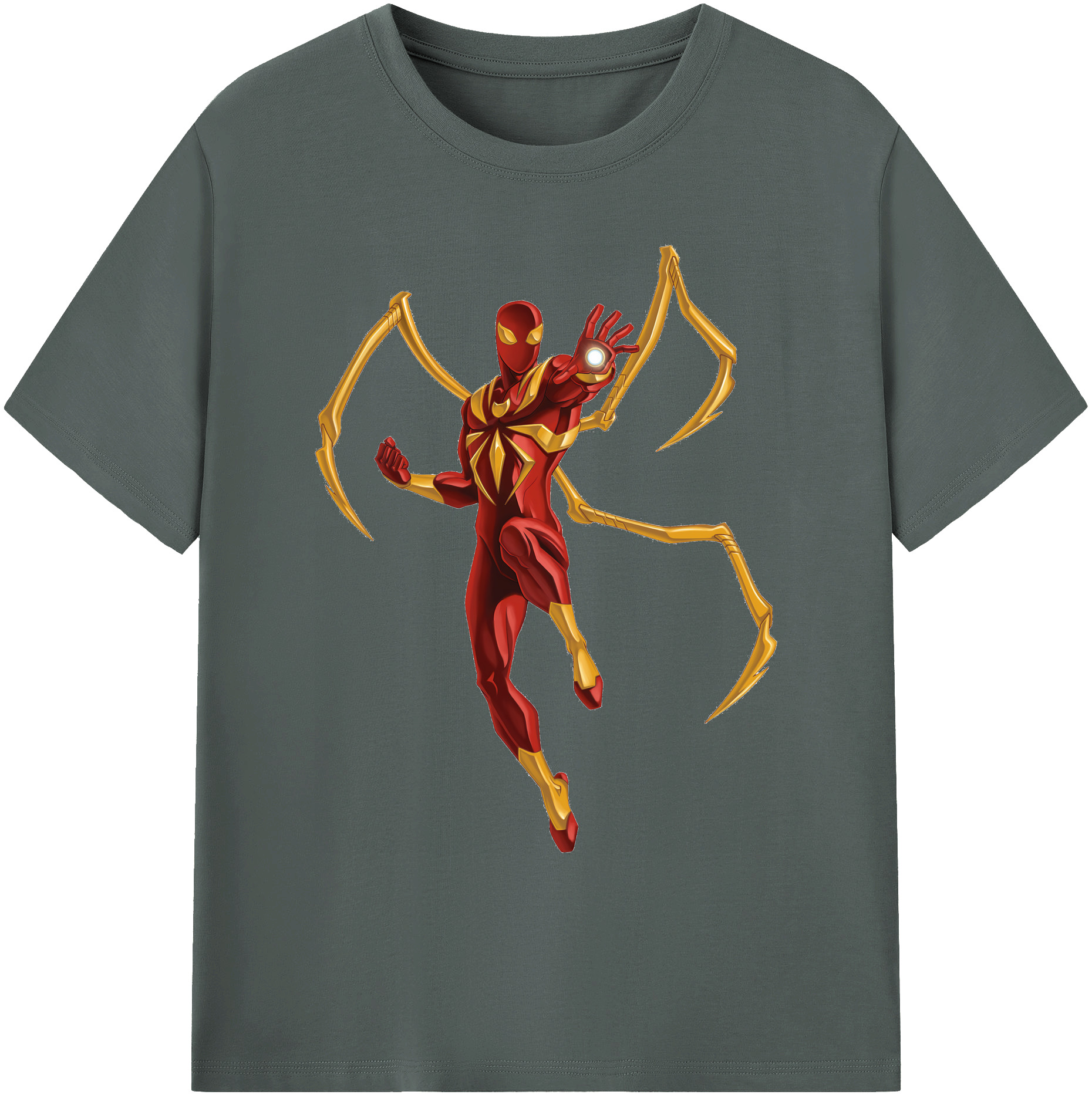 （画像用） Spider Man スパイダーマン 綿100％ メンズ半袖Tシャツ｜肌触りやわらか＆通気性